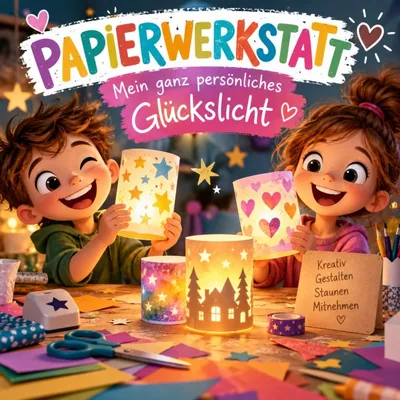 Papierwerkstatt für Kinder ab 6 Jahren – Mein persönliches Glückslicht